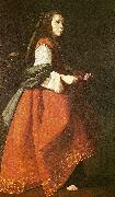 Francisco de Zurbaran st. casilda oil